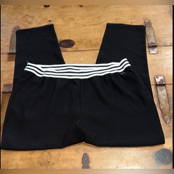 Armani Exchange Black and White Leggings Pants Size 14 - Picture 1 of 6